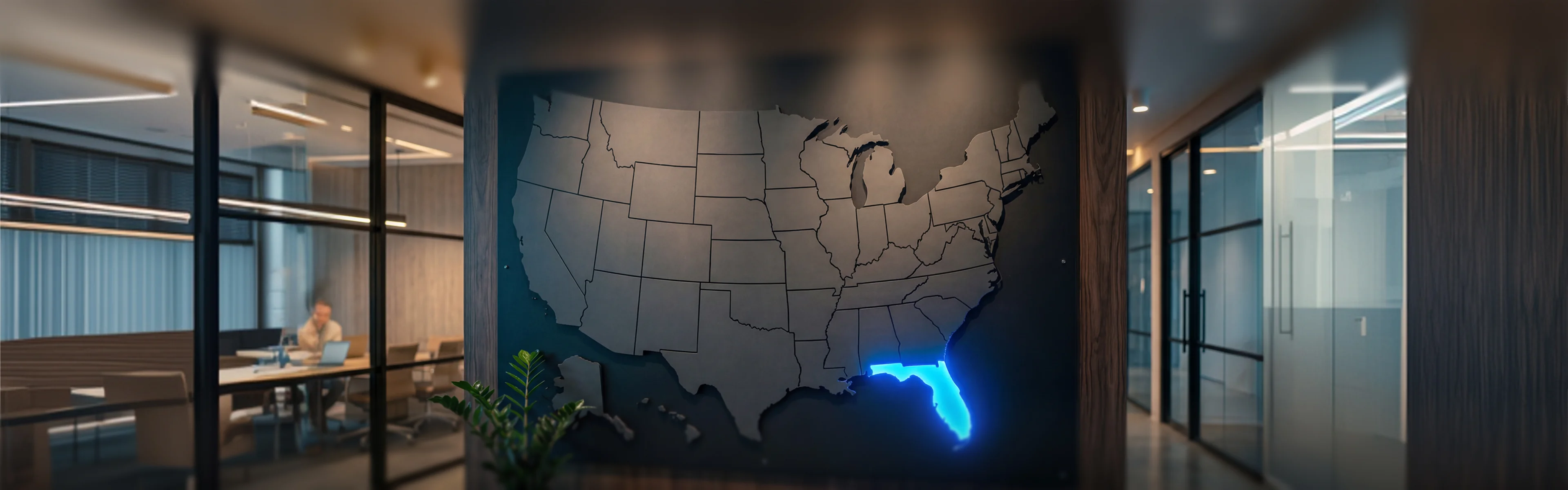 Florida state coverage map – managed Wi-Fi infrastructure for multifamily and HOA properties across Miami, Tampa, and Jacksonville